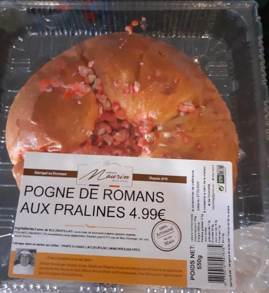 Pogne de Romans aux pralines