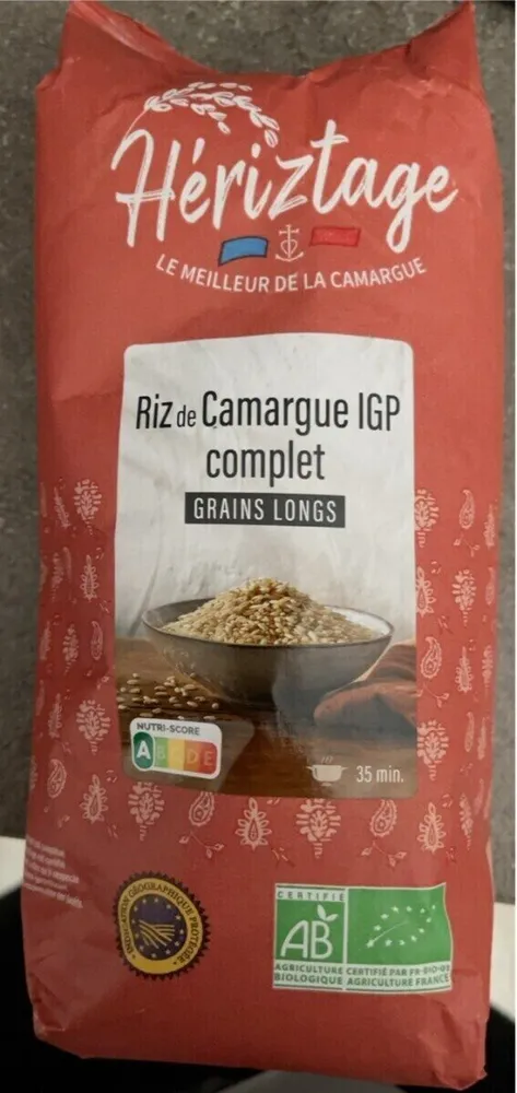 Riz complet bio