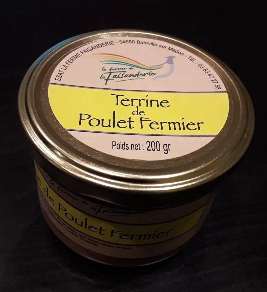 Terrine de poulet fermier