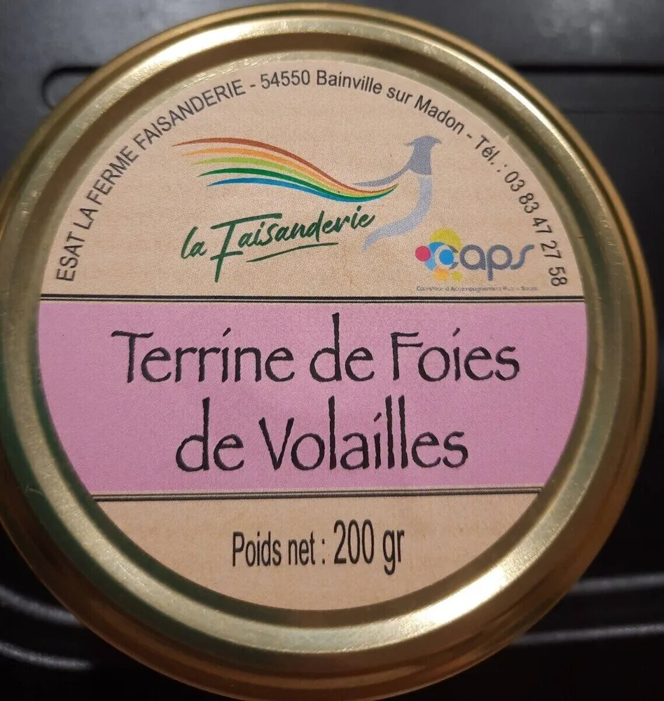 Terrine de foies de volailles