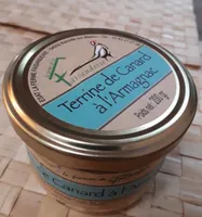 Terrines de canard à l'Armagnac