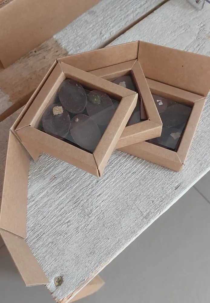 Boîte de 12 chocolats bio