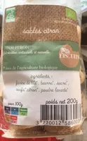 Sablés citron
