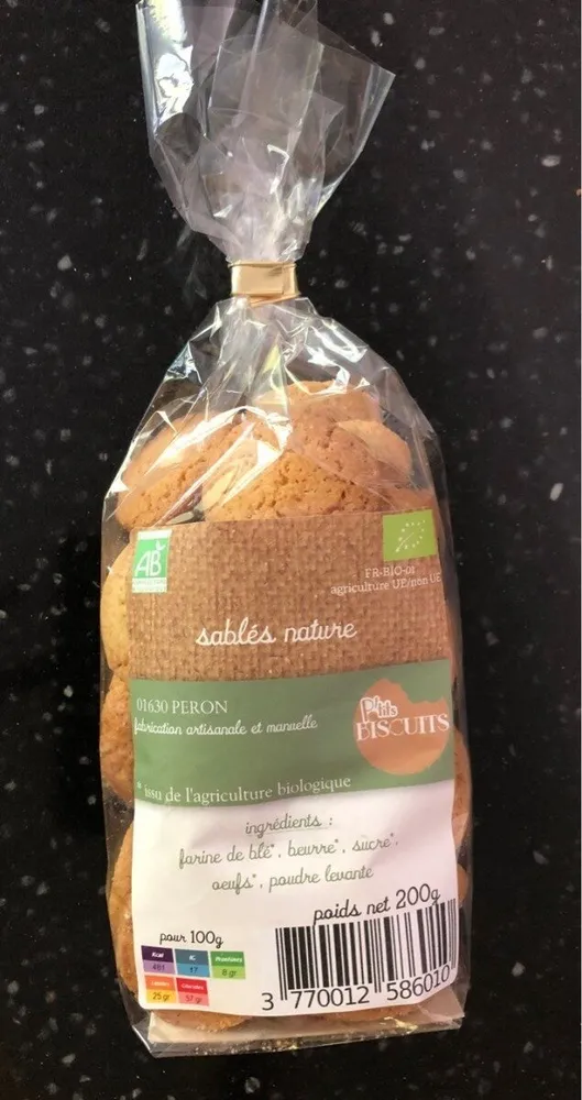 Sablés nature