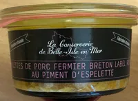Rillettes de porc breton label rouge au piment d'Espelette