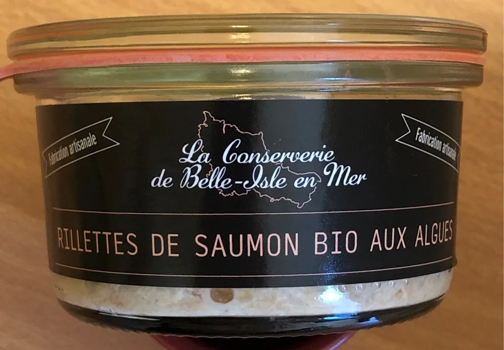 Rillettes de saumon bio aux alges