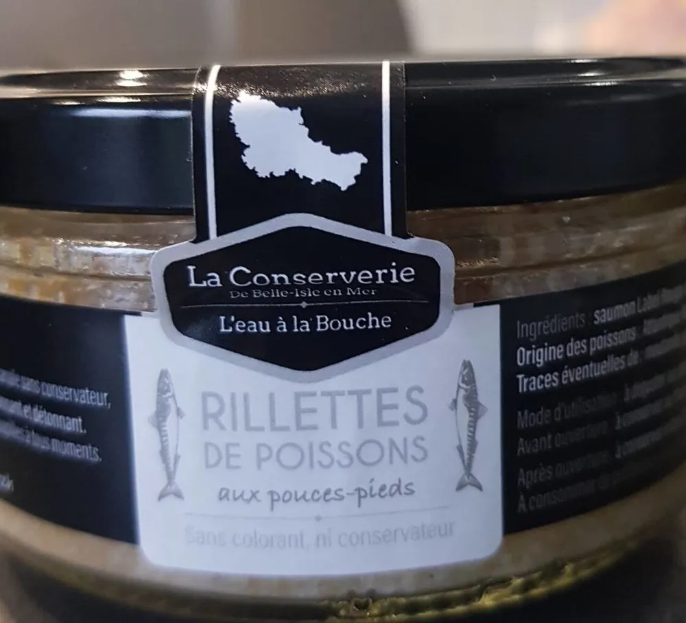 Rillettes de poissons aux pouces-pieds