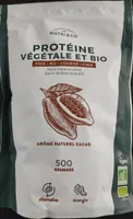 Protéine végétale et Bio - Arôme naturel cacao