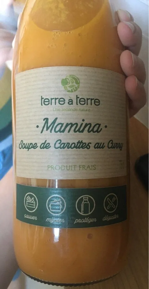 Soupe de carotte au curry Mamina