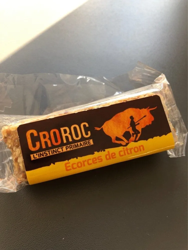 Barre cereales Ecorces Citron Croroc