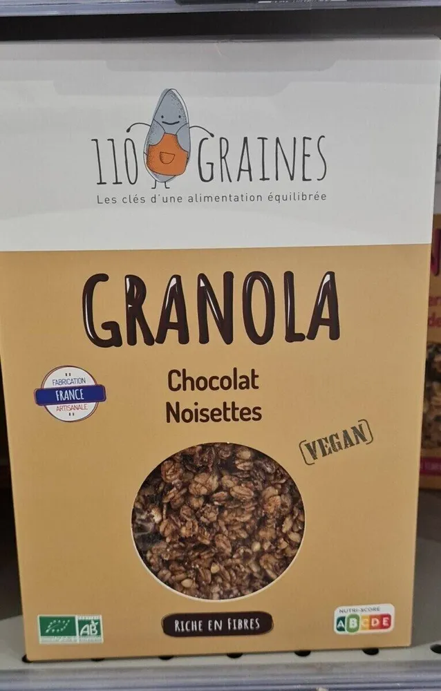 Granola Chocolat noir Noisettes