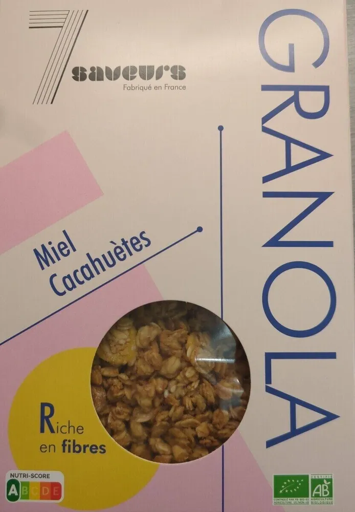 Granola miel cacahuètes