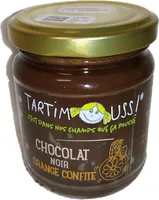 Pâte à tartiner au chocolat noir-orange confite