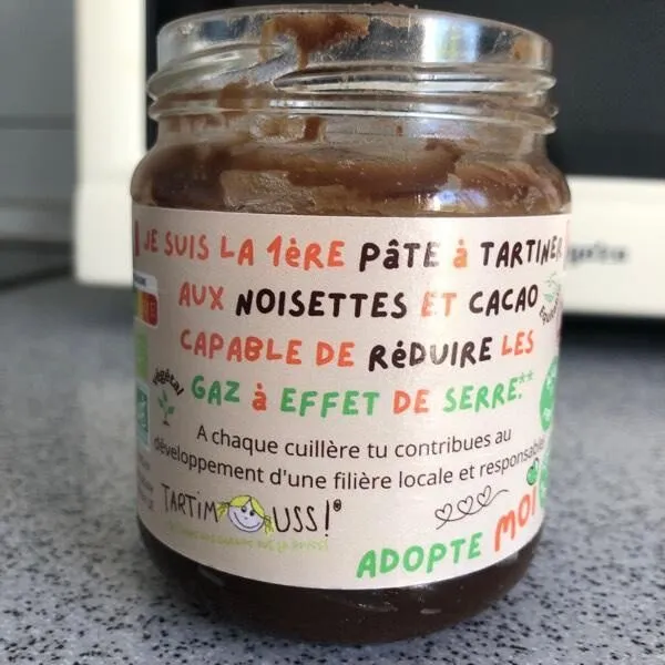 Pâte à tartiner aux noisettes et cacao BIO