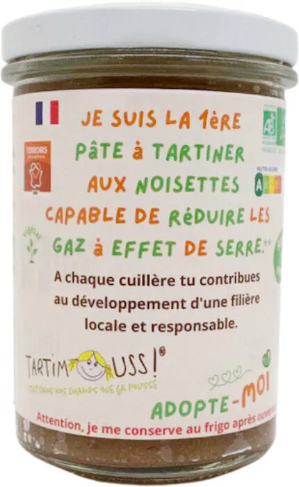 Pâte à tartiner BIO aux noisettes
