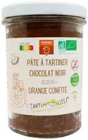 Tartimouss! chocolat noir orange confite