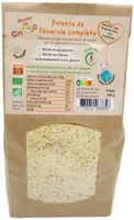 Polenta de féverole complète