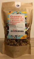 Granola Miel+Chocolat Noir+Tournesol
