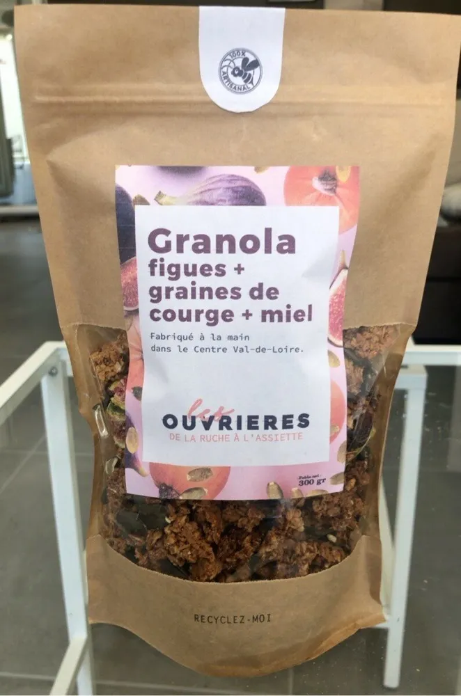 Granola Figues + graines de courges + Miel