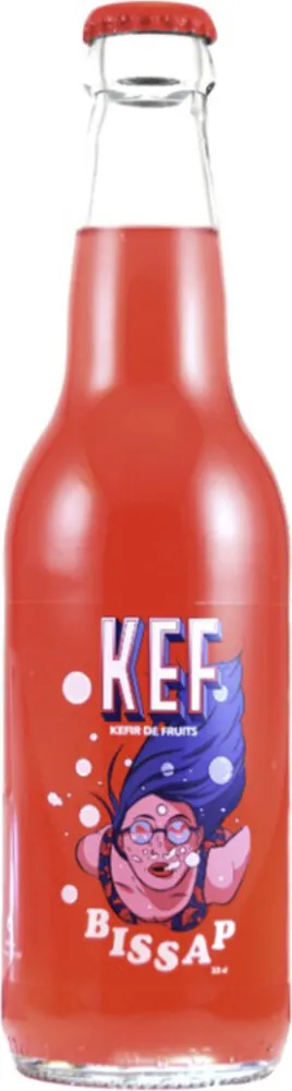 Kéfir de fruit hibiscus
