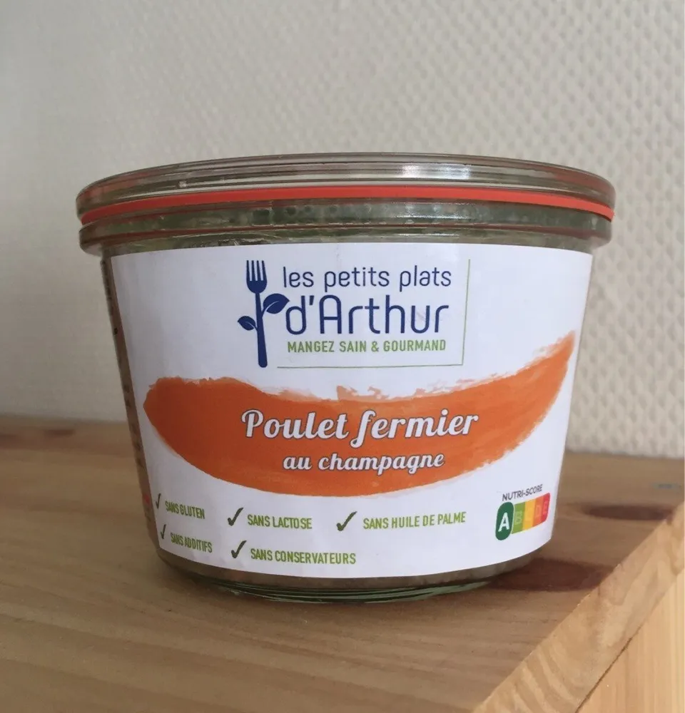 Poulet fermier au champagne