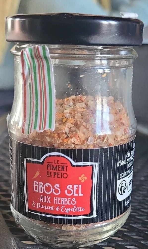 Gros sel aux herbes & piment d' espelette
