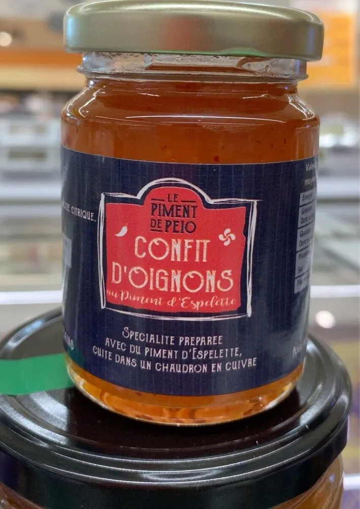 Confit d’oignons au piment d’Espelette