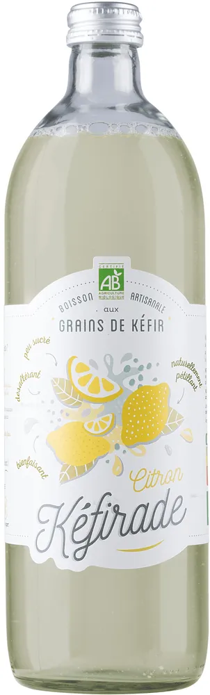 Kéfir d'eau et de fruit Citron