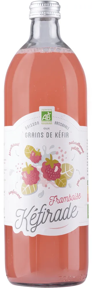 Kéfir d'eau et de fruit Framboise