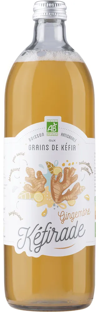 Kéfir d'eau et de fruit Gingembre