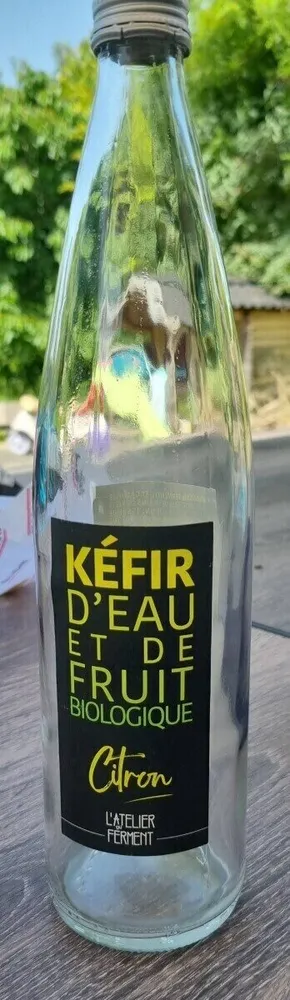 Kéfir d'eau et de fruit biologique citron