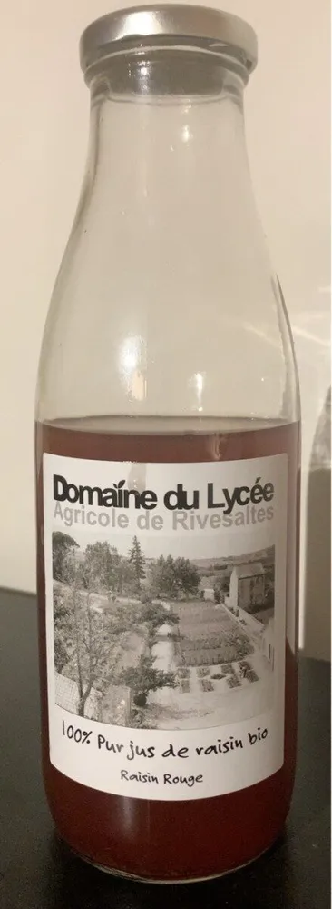 Jus de raisin rouge