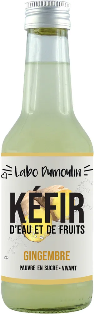 Kéfir d'eau et de fruits gingembre