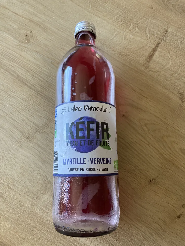 KÉFIR D'EAU ET DE FRUITS MYRTILLE • VERVEINE