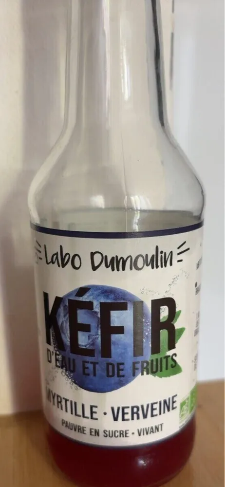 KÉFIR D'EAU ET DE FRUITS MYRTILLE • VERVEINE