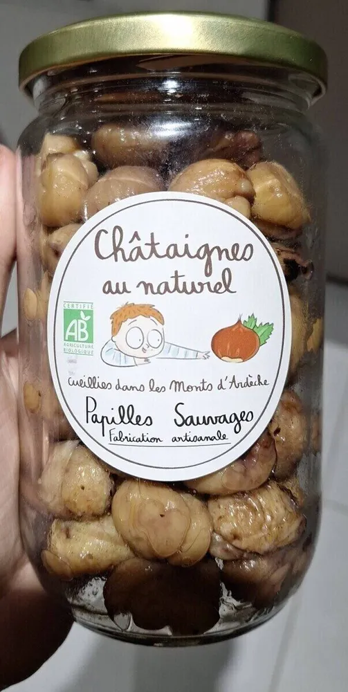 Châtaignes au naturel