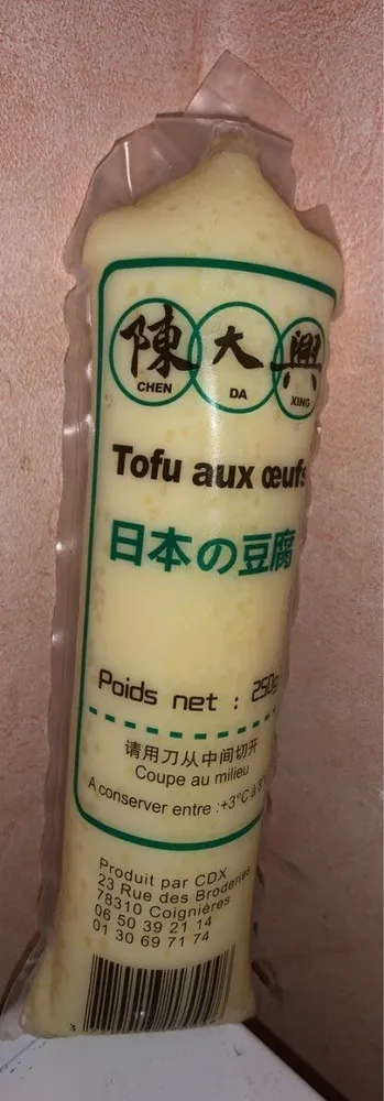tofu aux oeufs