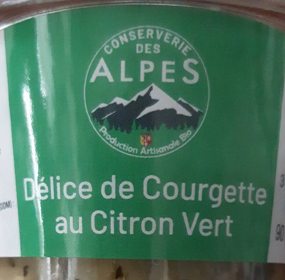 Délice de courgettes au citron vert