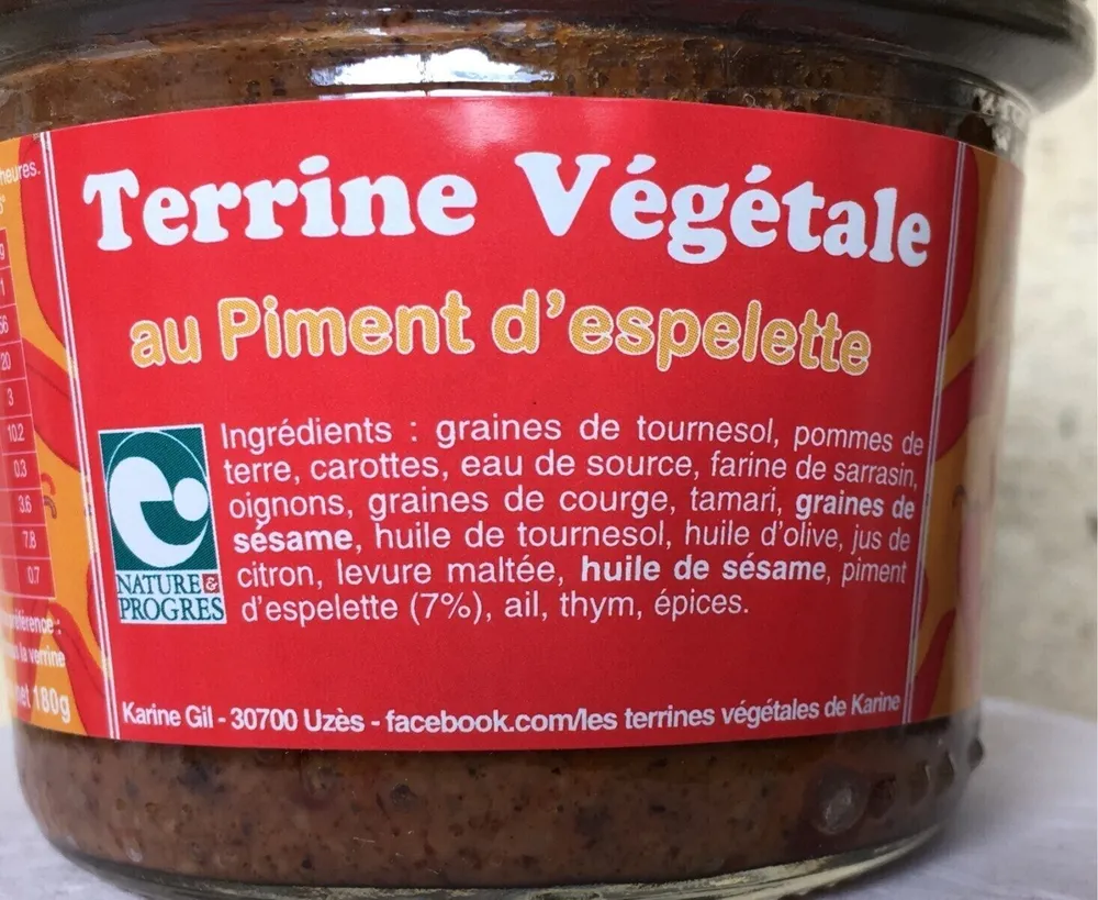 Terrine végétale