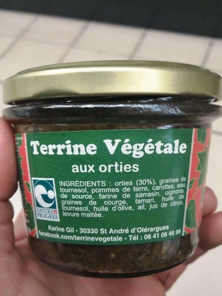 Terrine végétale aux orties