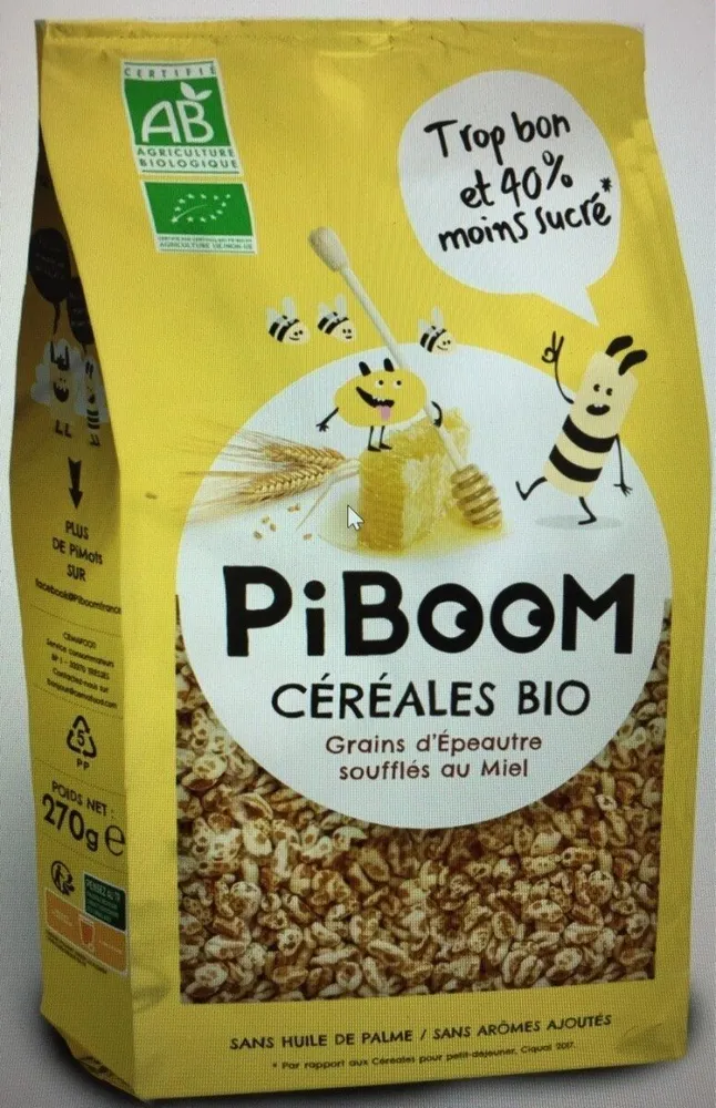 Céréales bio epeautre soufflée au miel