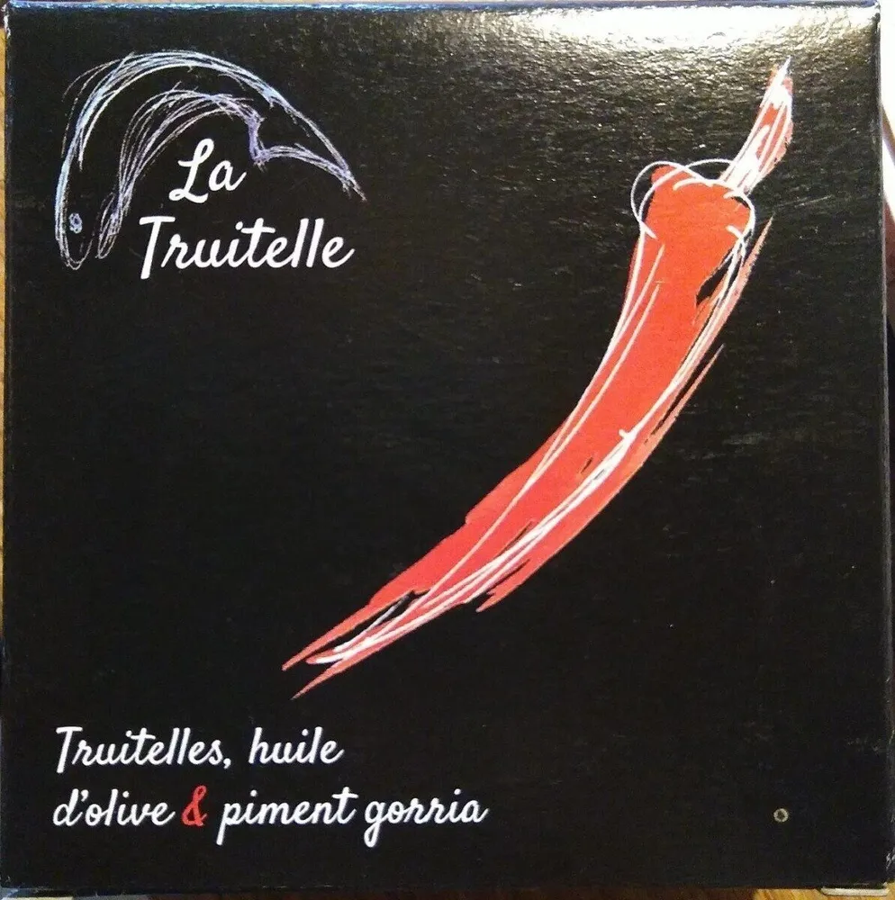 Truitelles, huile d'olive et piment gorria