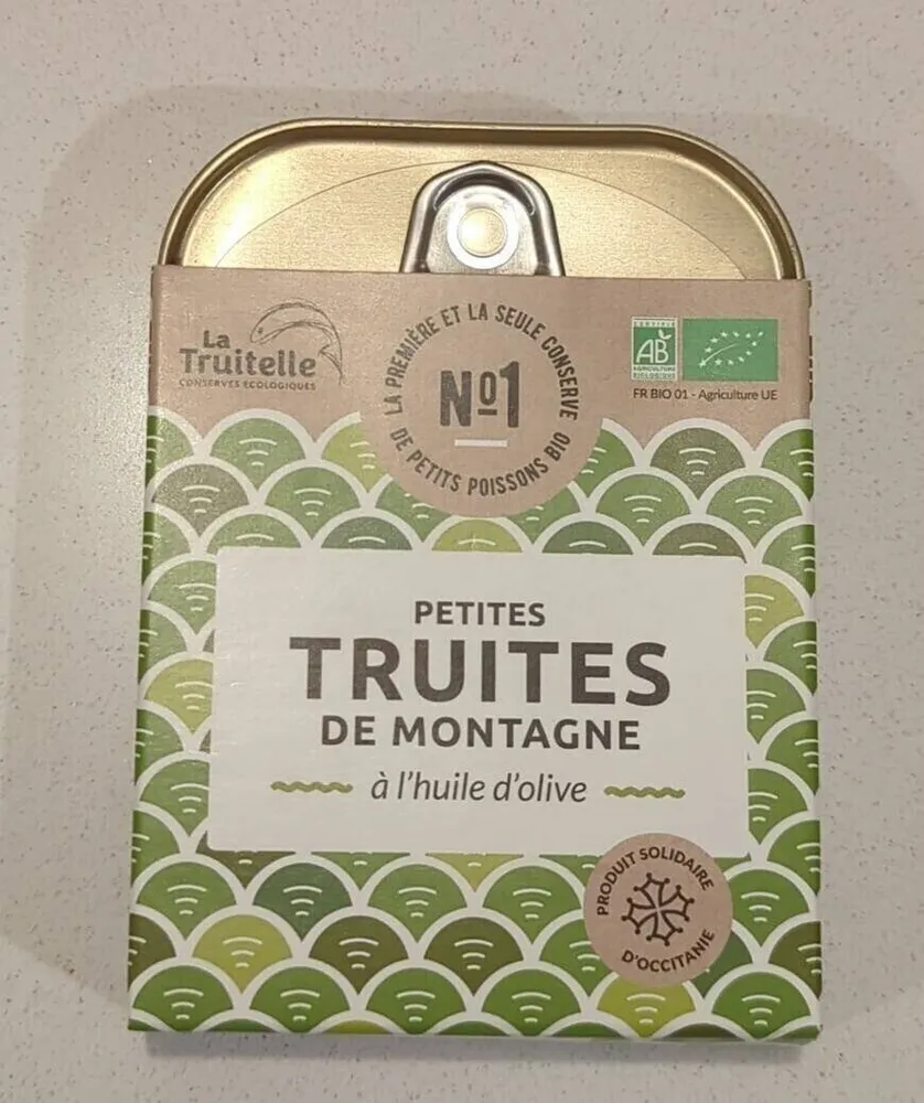 PETITES TRUITES DE MONTAGNE à l'huile d'olive
