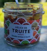 Délice de truite tomates séchées et basilic
