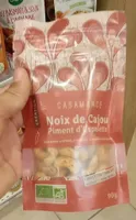 Noix de cajou au piment d'Espelette