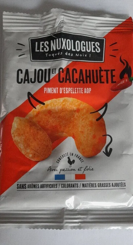 Cajou et cacahouète piment d'espelette