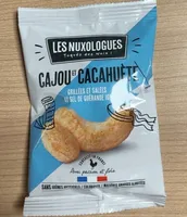 Noix de cajou et Cacahuetes grillées salées au sel de Guérande