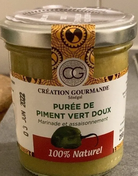 Purée de piment vert doux