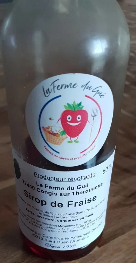 Sirop de fraise
