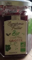 Symphonie Fruitee - Fruity Organic Morello Cherry Jam, 330g (11.6oz)